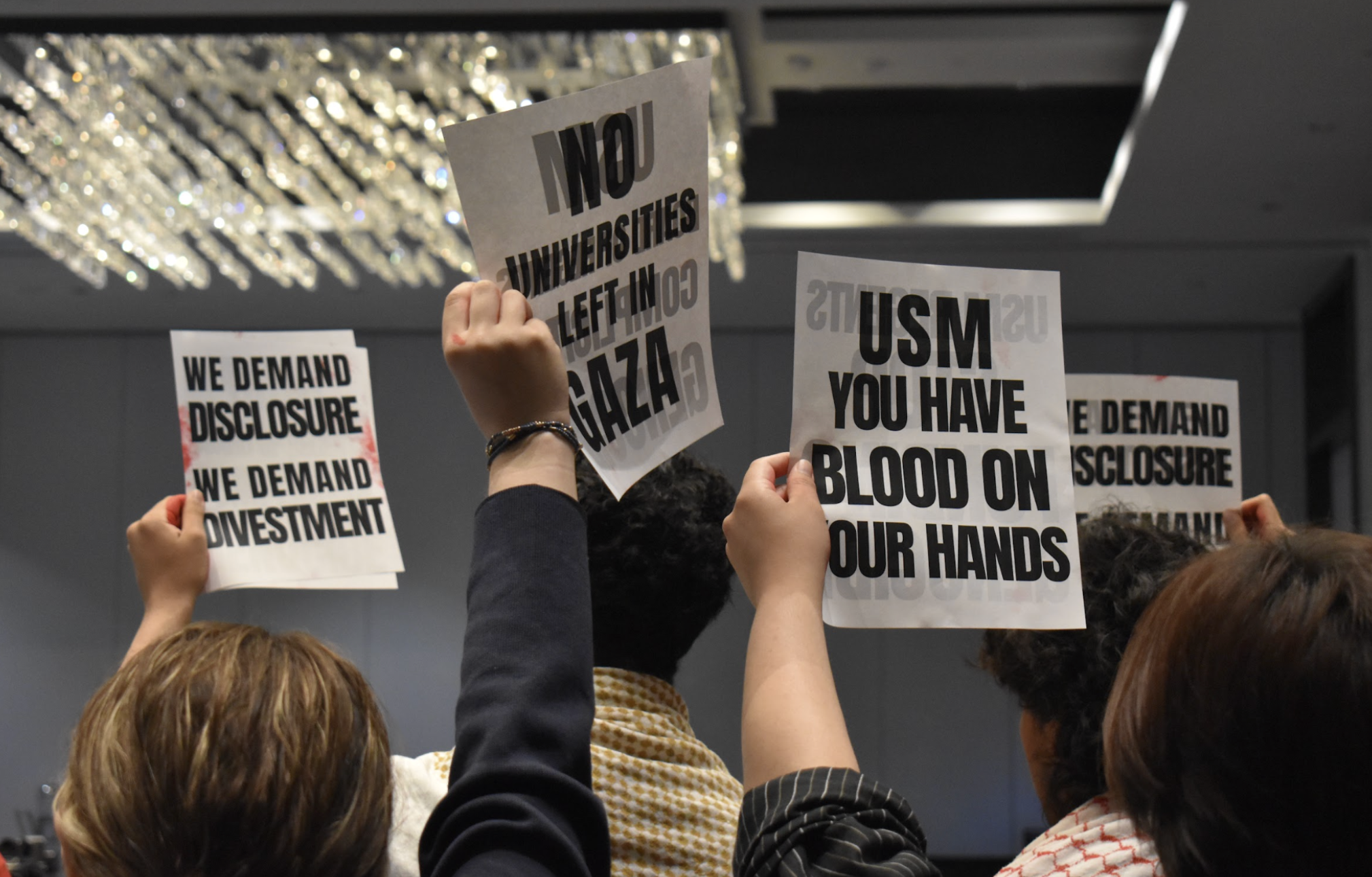 USM students charge Board of Regents with complicity in genocide at People’s Tribunal, call for divestment